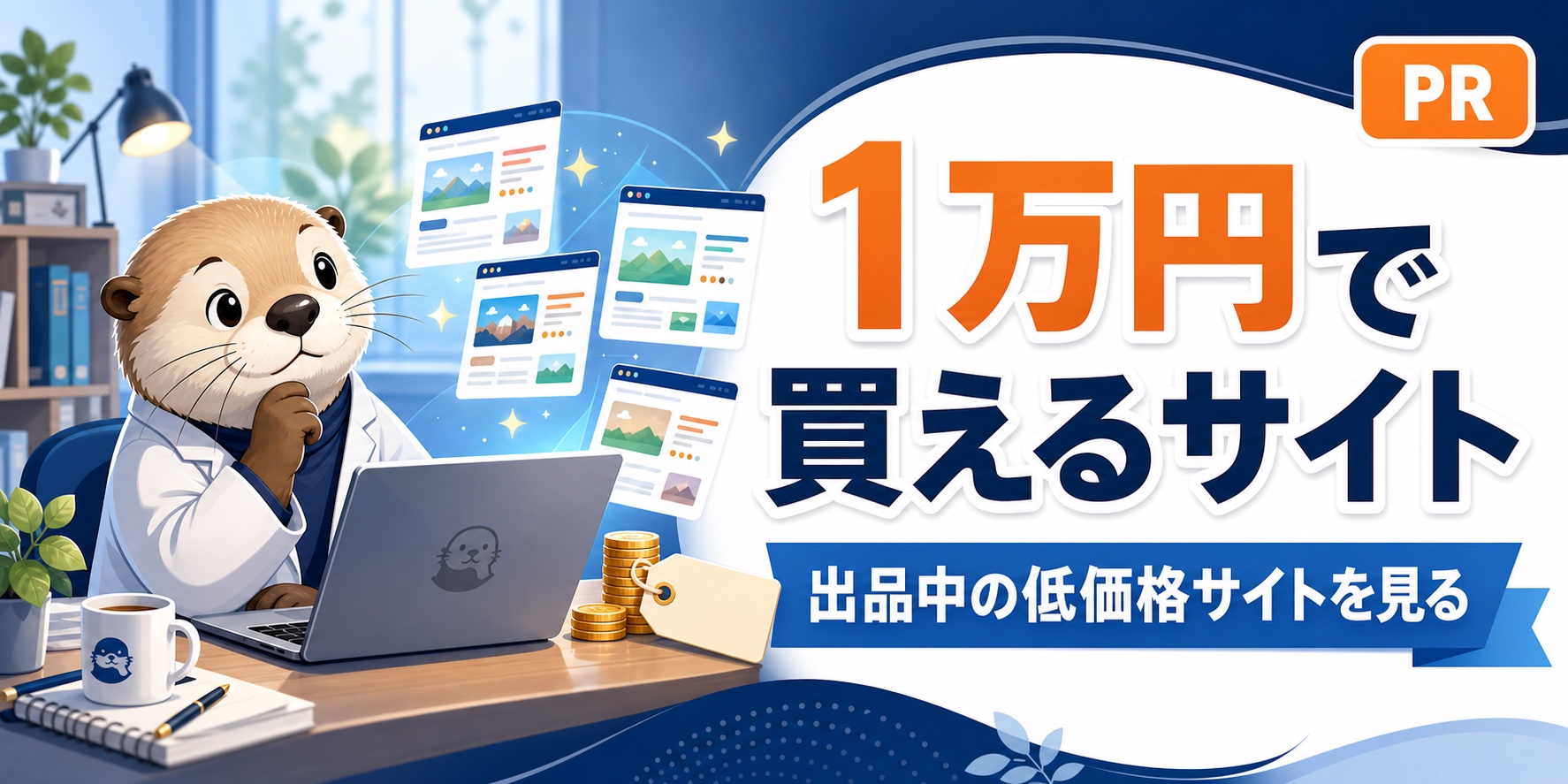 1万円で買えるサイト - 出品中の低価格サイトを見る