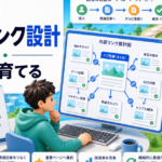 WordPress内部リンクとは？SEOで失敗しない設定と使い方の内容を表したアイキャッチ画像